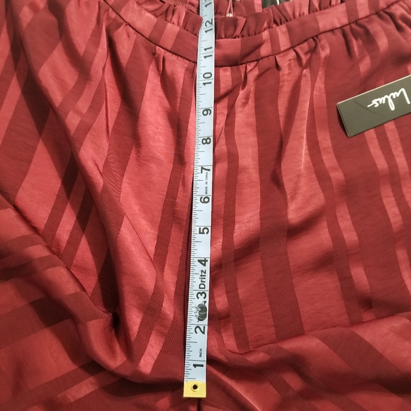 Lulu's Two Step Burgundy Striped Wide Leg Pants - Picture 11 of 13